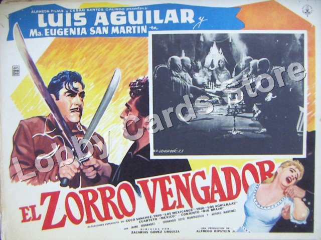 LUIS AGUILAR/EL ZORRO VENGADOR